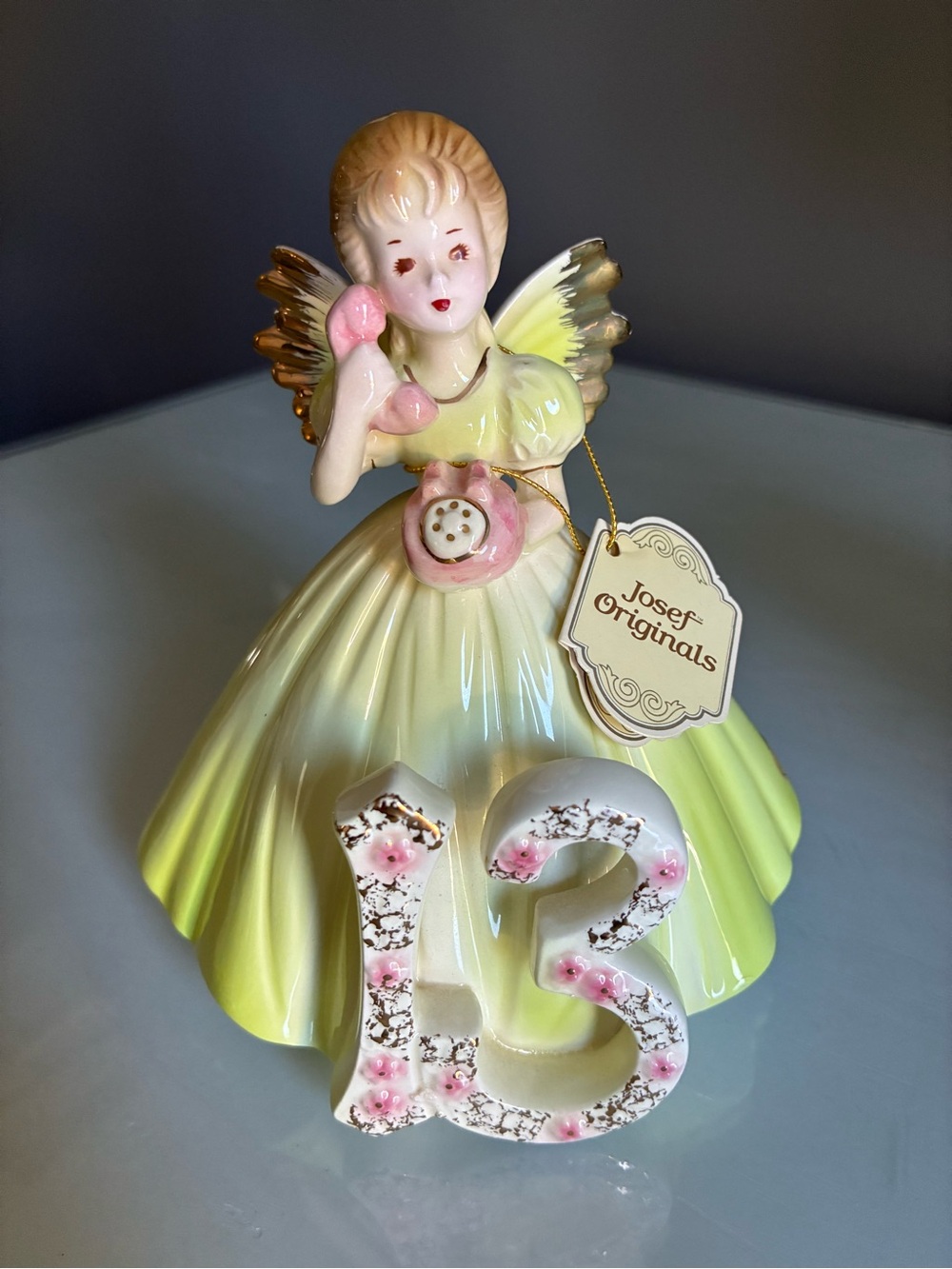 Josef Originals Birthday Girl Angel Fairy Number 13 in Series